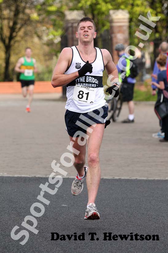 No 81, Terry O'Gara Memorial 5k, Road Race organised by Wallsend Harriers and AC race.